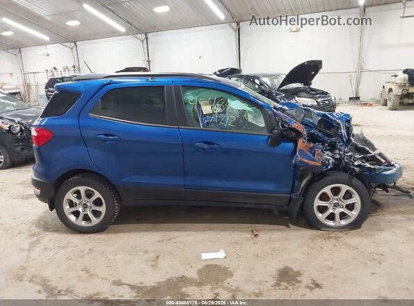 MAJ6S3GL7NC472987 2022 FORD ECOSPORT Blue Rear interior view