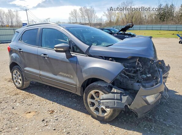 MAJ6S3GL8KC286032 2019 FORD ECOSPORT Gray 