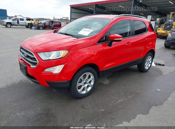 MAJ6S3GL8KC304545 2019 FORD ECOSPORT Red 