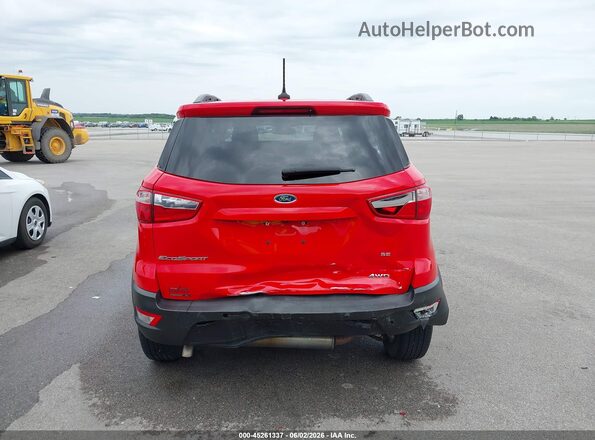 MAJ6S3GL8KC304545 2019 FORD ECOSPORT Red 