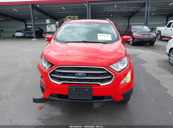 MAJ6S3GL8KC304545 2019 FORD ECOSPORT Red 