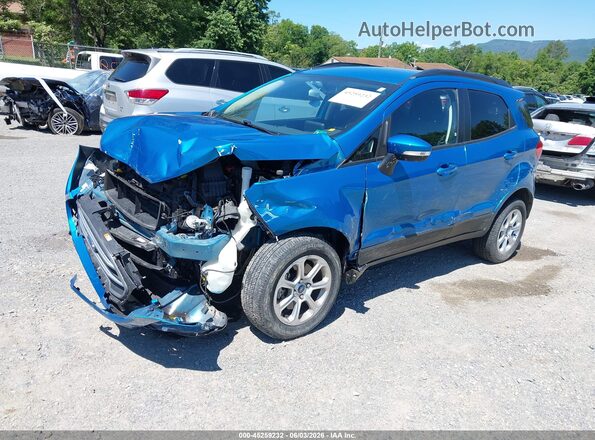 MAJ6S3GL8LC364536 2020 FORD ECOSPORT Синий Передняя левая четверть