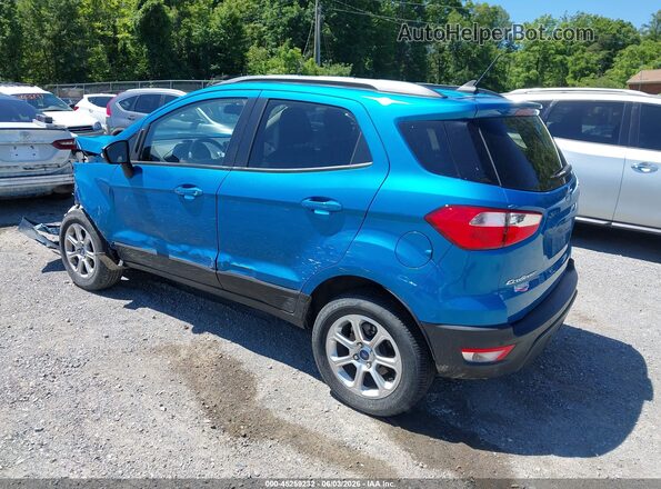 MAJ6S3GL8LC364536 2020 FORD ECOSPORT Синий Задняя левая четверть