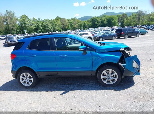 MAJ6S3GL8LC364536 2020 FORD ECOSPORT Синий Панорамный вид салона 360°