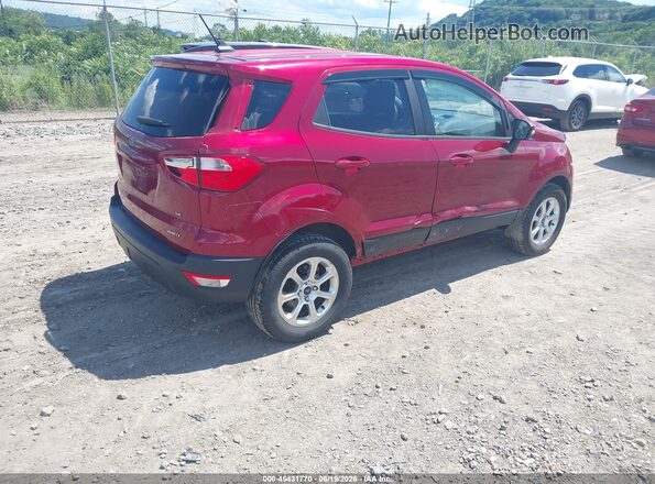 MAJ6S3GL9KC253637 2019 FORD ECOSPORT Red Հետևի աջ
