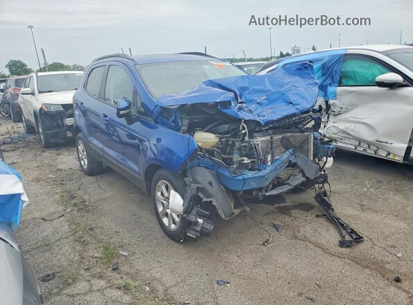 MAJ6S3GL9KC253699 2019 FORD ECOSPORT Blue Передня права чверть