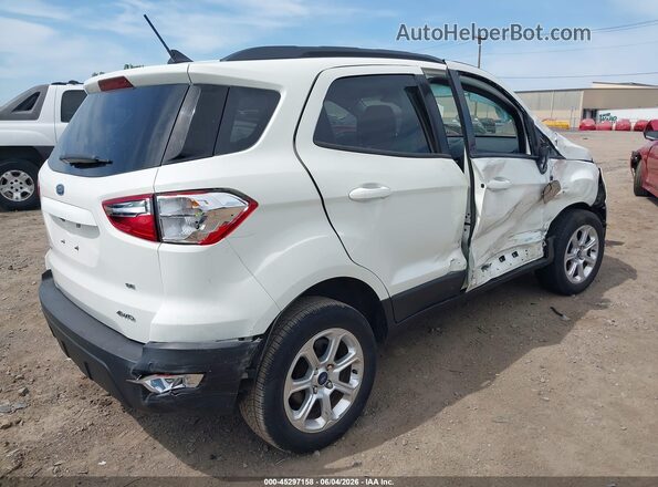 MAJ6S3GL9LC350581 2020 FORD ECOSPORT White უკანა მარჯვენა
