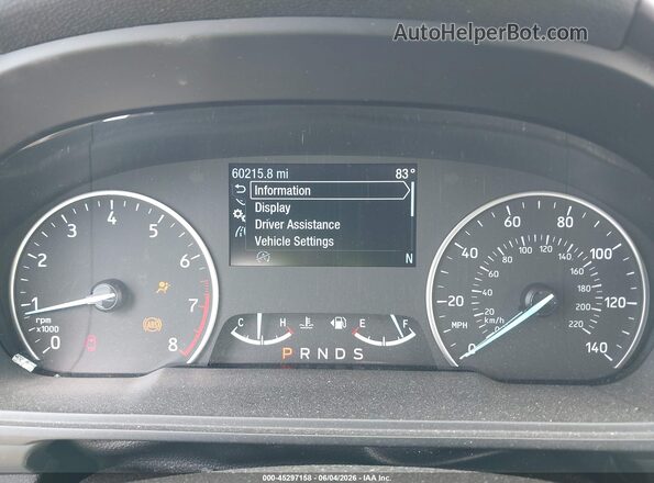 MAJ6S3GL9LC350581 2020 FORD ECOSPORT White უკანა სავარძლების ხედი