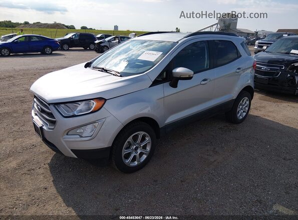 MAJ6S3GL9LC384875 2020 FORD ECOSPORT Silver Передня ліва чверть