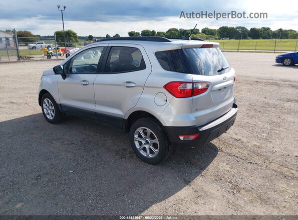 MAJ6S3GL9LC384875 2020 FORD ECOSPORT Silver Задня ліва чверть
