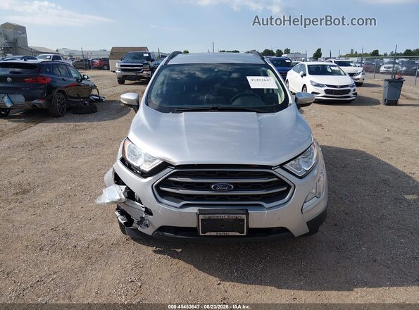 MAJ6S3GL9LC384875 2020 FORD ECOSPORT Silver Вид щитка приладів