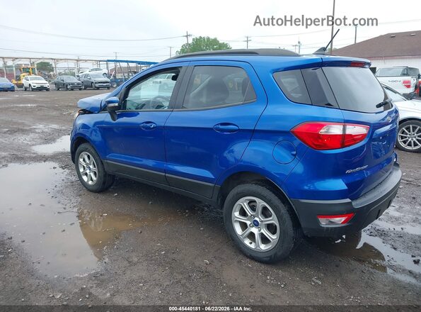 MAJ6S3GL9LC392801 2020 FORD ECOSPORT Blue Tył lewy