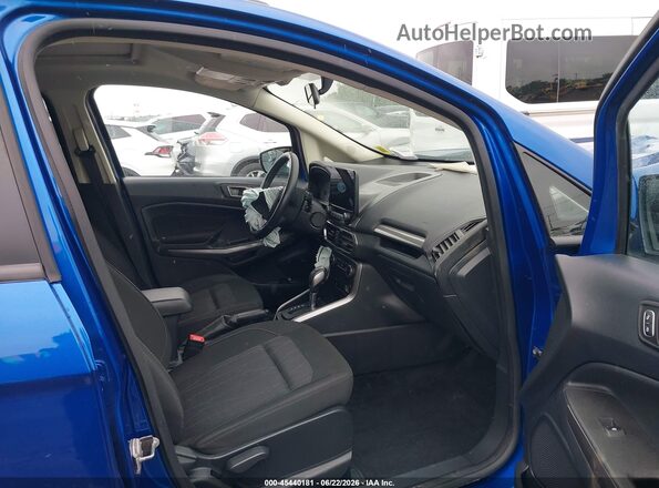 MAJ6S3GL9LC392801 2020 FORD ECOSPORT Blue Widok wnętrza z przodu