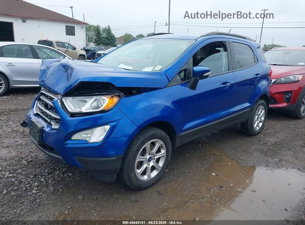 MAJ6S3GL9LC392801 2020 FORD ECOSPORT Blue Przód lewy