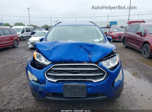 MAJ6S3GL9LC392801 2020 FORD ECOSPORT Blue Widok zestawu wskaźników