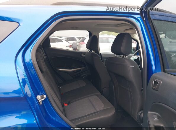 MAJ6S3GL9LC392801 2020 FORD ECOSPORT Blue Widok naklejki z numerem VIN