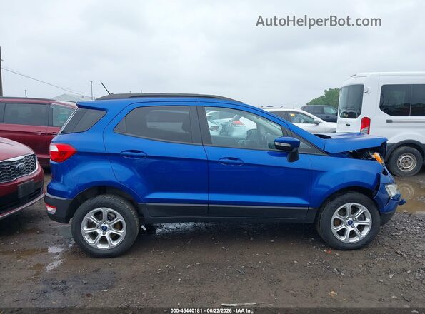 MAJ6S3GL9LC392801 2020 FORD ECOSPORT Blue Widok wnętrza z tyłu