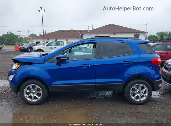 MAJ6S3GL9LC392801 2020 FORD ECOSPORT Blue Widok wnętrza 360 stopni