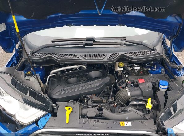 MAJ6S3GL9LC392801 2020 FORD ECOSPORT Blue Widok z tyłu
