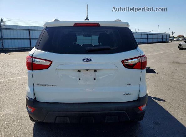 MAJ6S3GLXKC290227 2019 FORD ECOSPORT White 