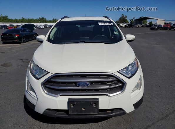 MAJ6S3GLXKC290227 2019 FORD ECOSPORT White 