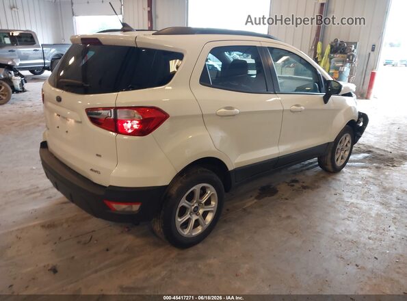 MAJ6S3GLXKC304935 2019 FORD ECOSPORT White Trasero derecho