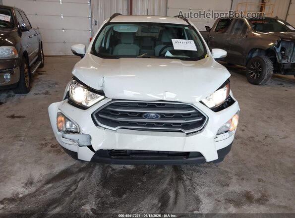 MAJ6S3GLXKC304935 2019 FORD ECOSPORT White Vista frontal
