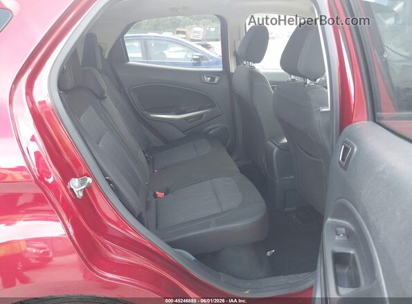 MAJ6S3GLXLC346927 2020 FORD ECOSPORT Maroon Widok naklejki z numerem VIN