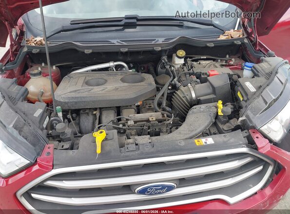 MAJ6S3GLXLC346927 2020 FORD ECOSPORT Maroon Widok z tyłu