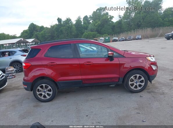 MAJ6S3GLXLC346927 2020 FORD ECOSPORT Maroon Widok wnętrza z tyłu