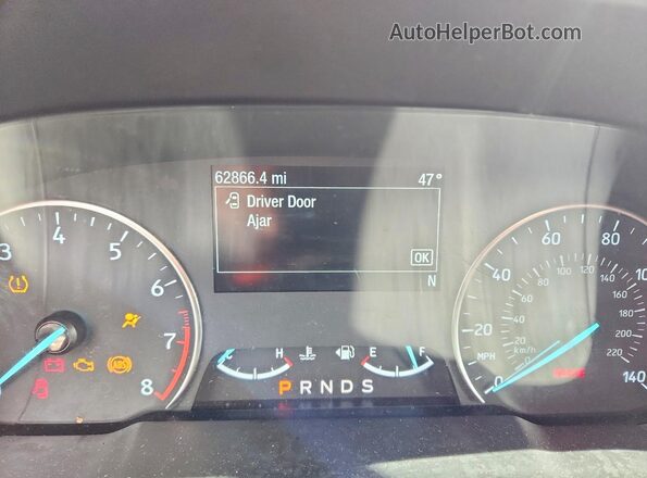 MAJ6S3GLXMC423281 2021 FORD ECOSPORT Red Սարքավորումների վահանակի տեսք