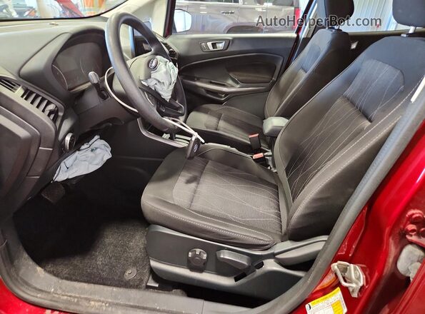 MAJ6S3GLXNC465189 2022 FORD ECOSPORT Красный Вид салона спереди