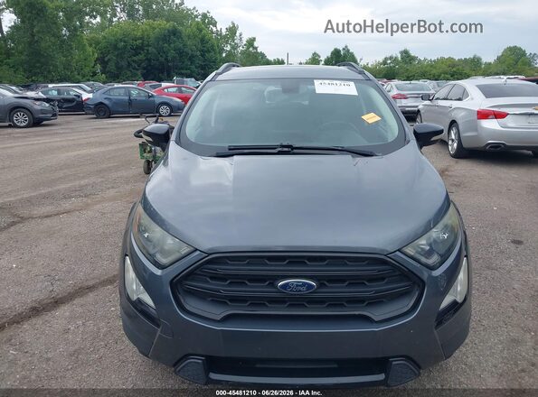 MAJ6S3JL1KC260137 2019 FORD ECOSPORT Blue Widok zestawu wskaźników