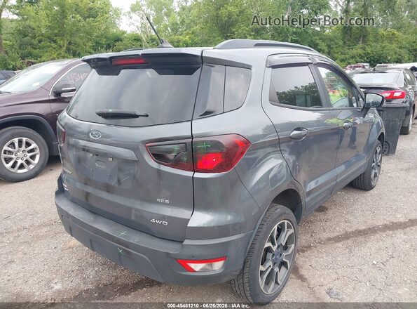 MAJ6S3JL1KC260137 2019 FORD ECOSPORT Blue Tył prawy