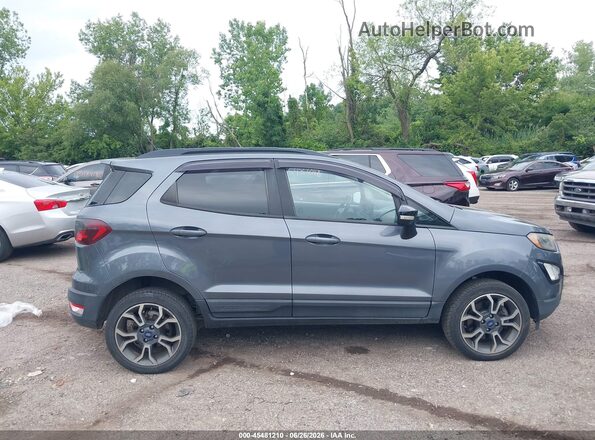 MAJ6S3JL1KC260137 2019 FORD ECOSPORT Blue Widok wnętrza z tyłu