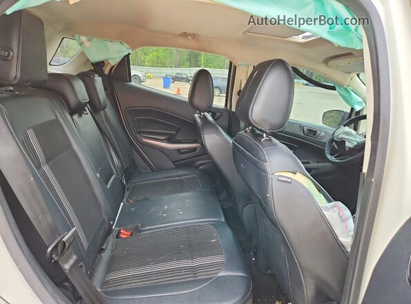 MAJ6S3JL1LC359137 2020 FORD ECOSPORT White Հետևի նստատեղերի տեսք
