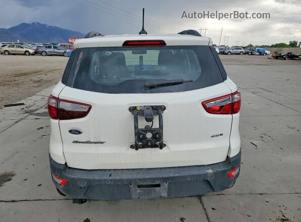 MAJ6S3JL1LC384085 2020 FORD ECOSPORT White Вид ззаду