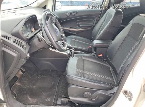 MAJ6S3JL1LC384085 2020 FORD ECOSPORT White Вид салону спереду