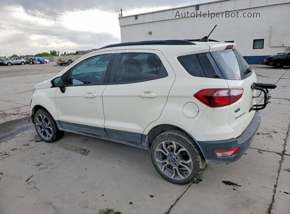 MAJ6S3JL1LC384085 2020 FORD ECOSPORT White Задня ліва чверть