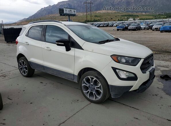MAJ6S3JL1LC384085 2020 FORD ECOSPORT White Передня права чверть