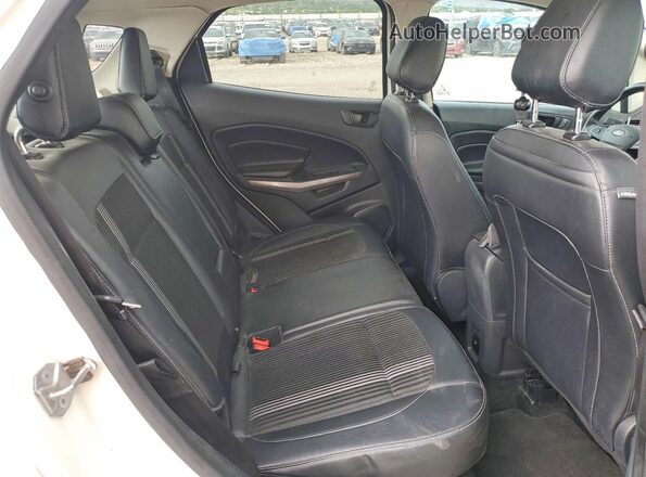 MAJ6S3JL1LC384085 2020 FORD ECOSPORT White Вид задніх сидінь