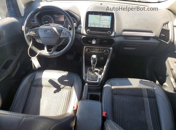 MAJ6S3JL3KC286948 2019 FORD ECOSPORT Blue Вид панелі приладів