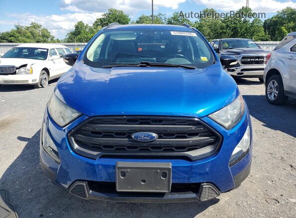 MAJ6S3JL3KC286948 2019 FORD ECOSPORT Blue Вид спереду