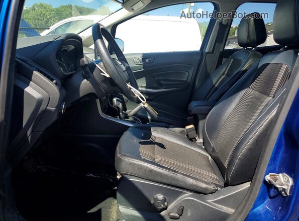 MAJ6S3JL3KC286948 2019 FORD ECOSPORT Blue Вид салону спереду