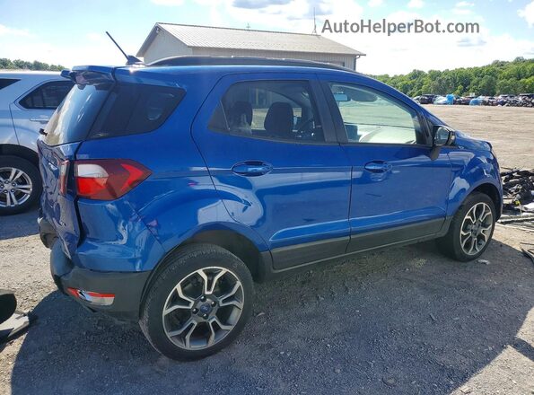 MAJ6S3JL3KC286948 2019 FORD ECOSPORT Blue Задня права чверть