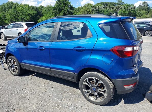 MAJ6S3JL3KC286948 2019 FORD ECOSPORT Blue Задня ліва чверть