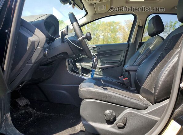 MAJ6S3JL3KC309791 2019 FORD ECOSPORT Black Front interior view