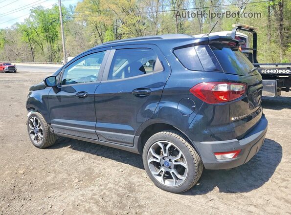 MAJ6S3JL3KC309791 2019 FORD ECOSPORT Black Rear left