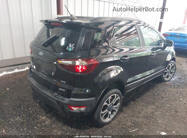 MAJ6S3JL4KC267504 2019 FORD ECOSPORT Black Rear right