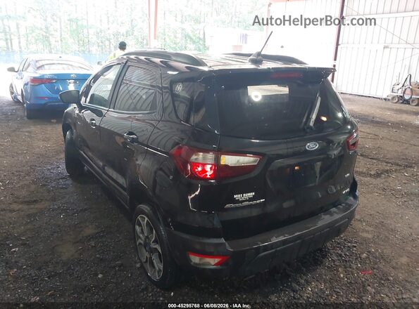 MAJ6S3JL4KC267504 2019 FORD ECOSPORT Black Rear left
